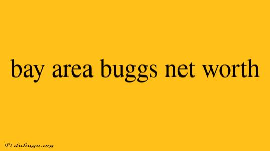 Bay Area Buggs Net Worth