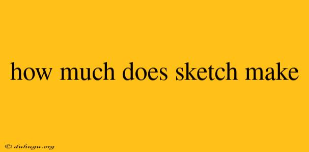 How Much Does Sketch Make