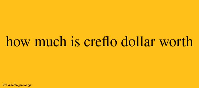 How Much Is Creflo Dollar Worth