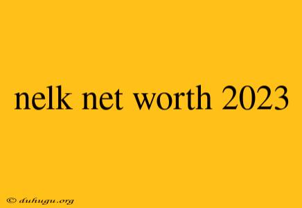 Nelk Net Worth 2023