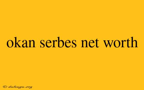 Okan Serbes Net Worth