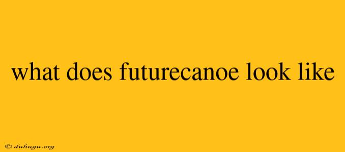 What Does Futurecanoe Look Like