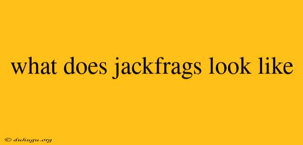 What Does Jackfrags Look Like